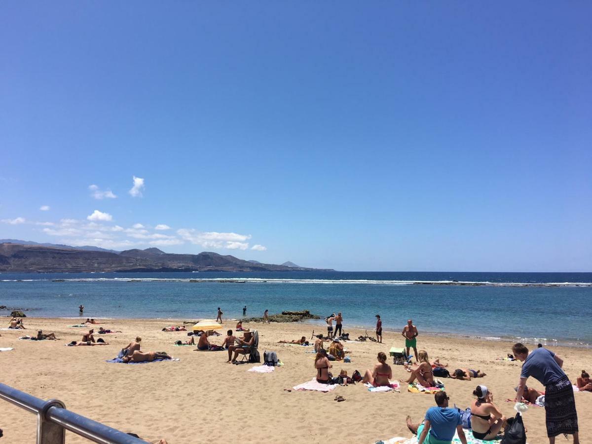 Apartamento Primera Linea Playa De Las Canteras Лас-Пальмас-де-Гран-Канарія Екстер'єр фото